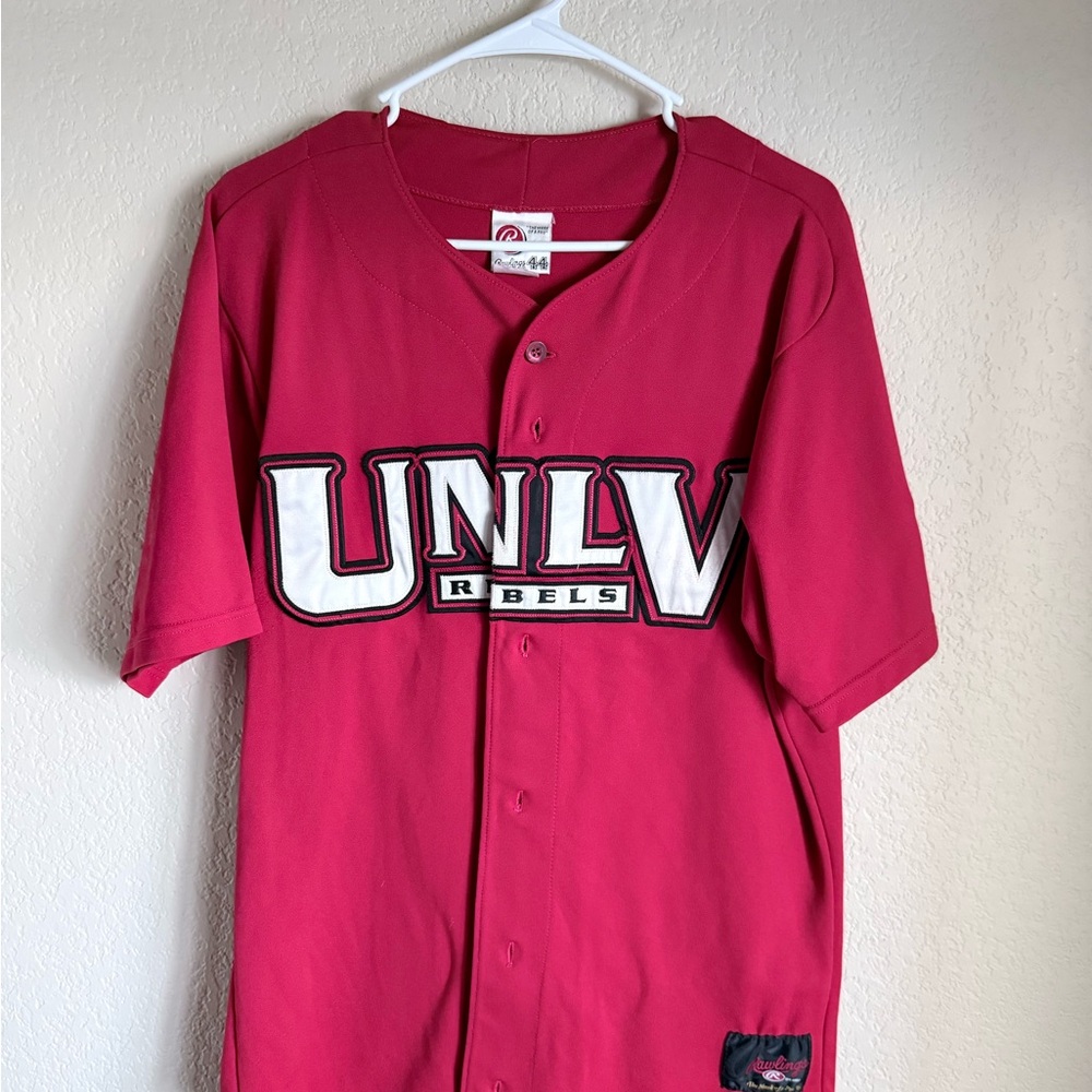 Rawlings Pink V-Neck Jersey